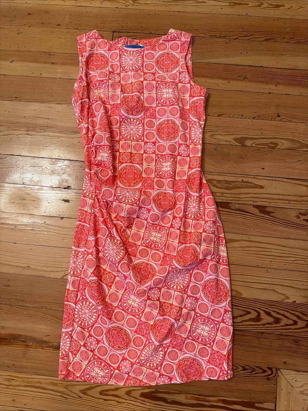J.McLaughlin Sleeveless Sage Dress BOHO CRUISE Size Medium M NWOT Stretch Pink